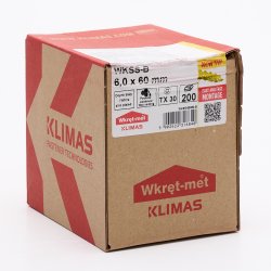 Justerskrue 6,0x60mm (200Stk)