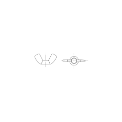 Vingemtrik m8 (6stk)