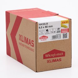 Konstruktionsskrue6,0x80MM (100 stk)