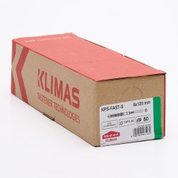 Karmdybel med forsnket skrue 8x120MM (50Stk)